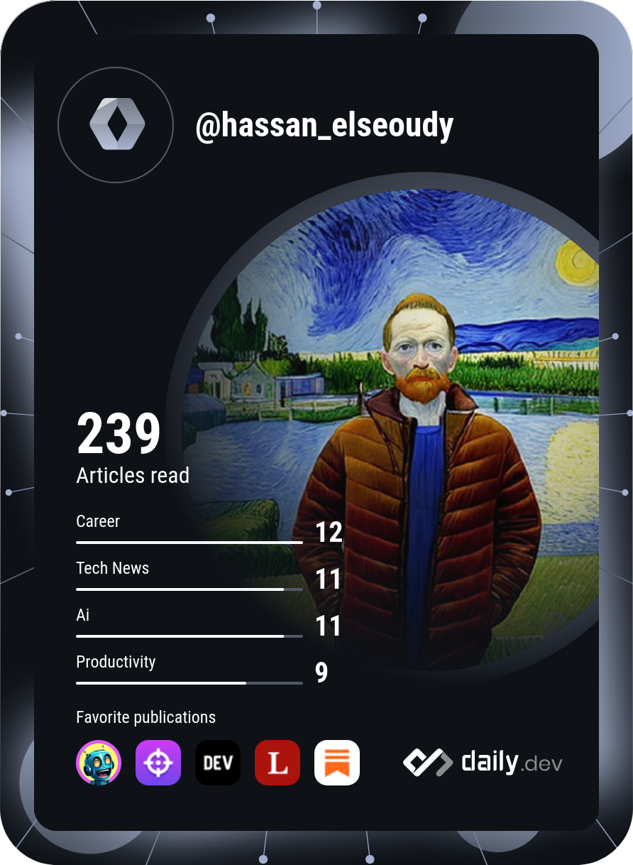 Hassan Elseoudy's Dev Card