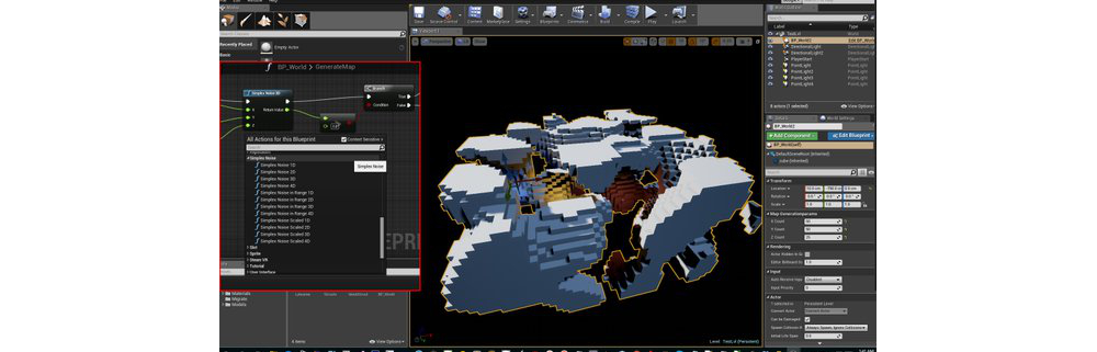 SimplexNoise UE4 Plugin Screenshot