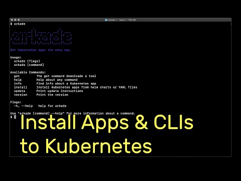 Install Apps and CLIs to Kubernetes