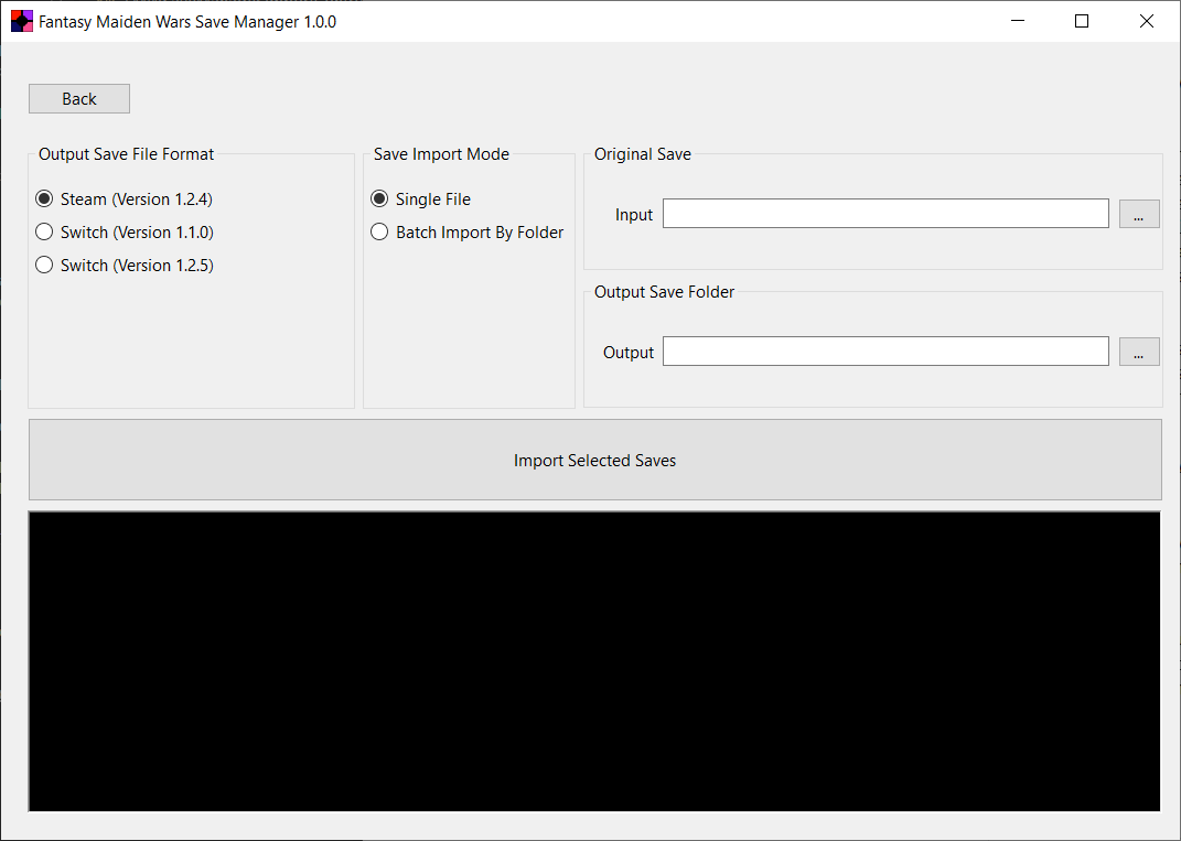 1.0.0 Save Import