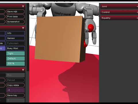 G1 Box Grasp Demo