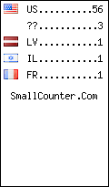 visitors by country counter