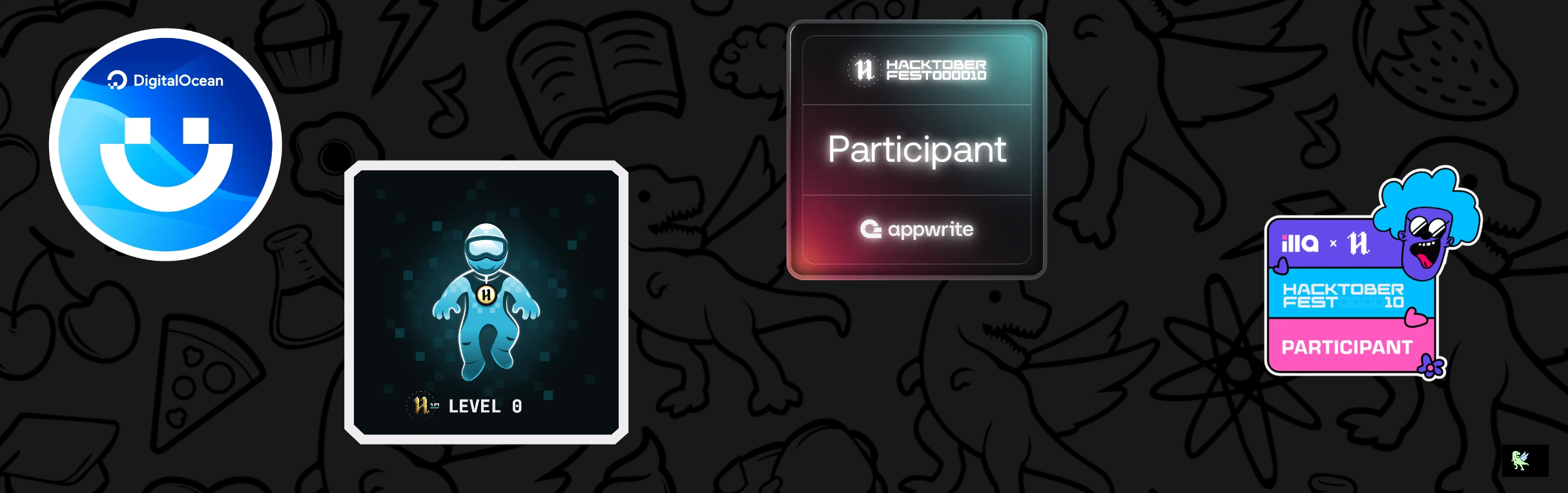 An image of @amityadav72's Holopin badges, which is a link to view their full Holopin profile