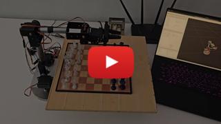  chessaton - 4dof robotic arm playing chess (moveit2 + micro-ros) 