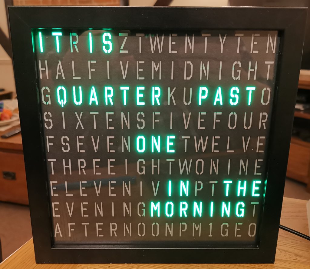 M1GEO WordClock