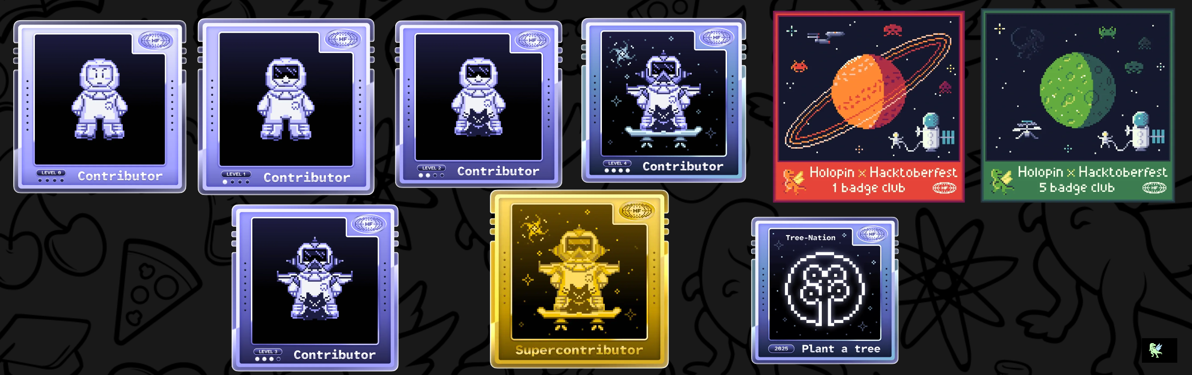 An image of @adi3108's Holopin badges, which is a link to view their full Holopin profile