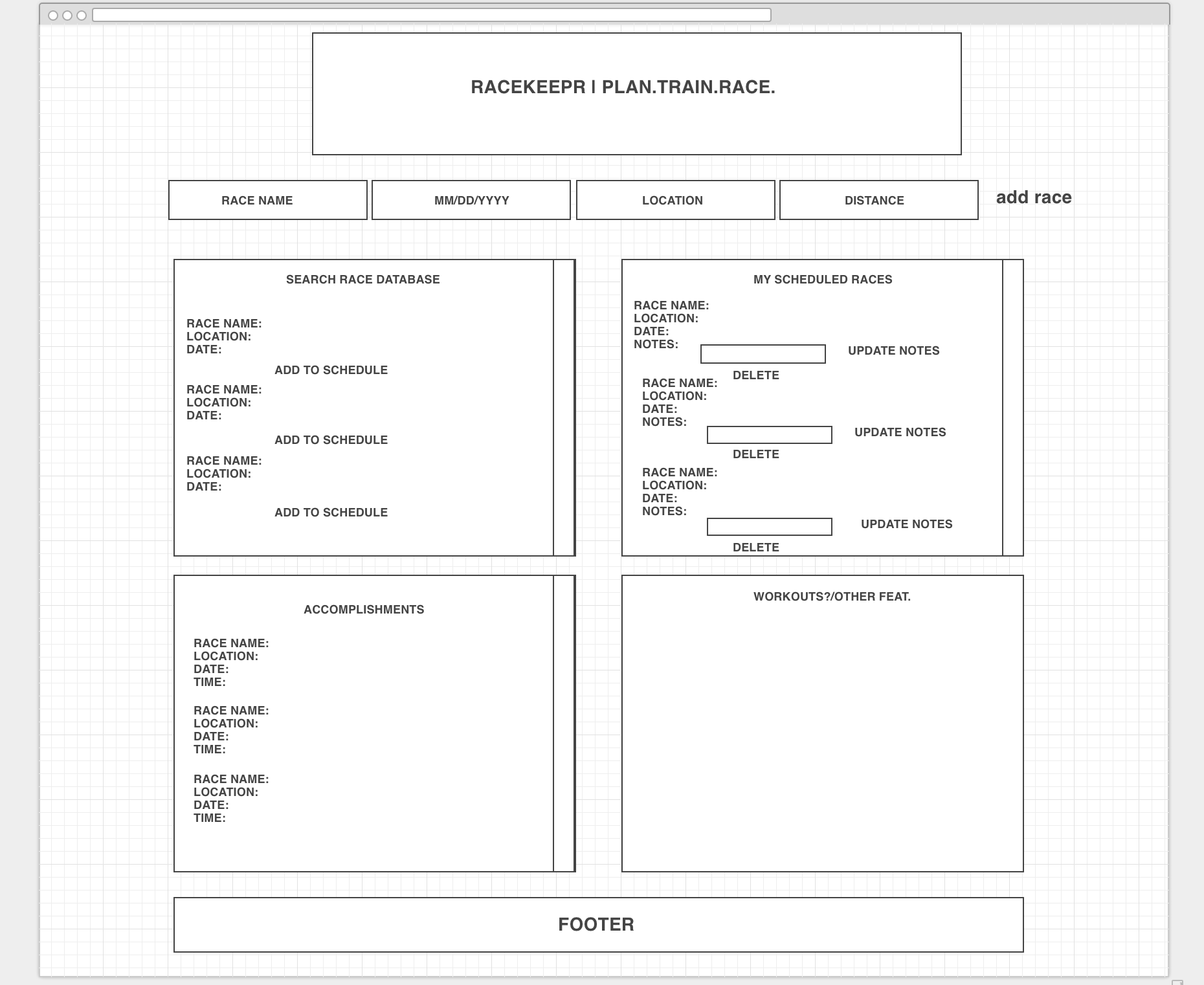 racekeepr-wireframe