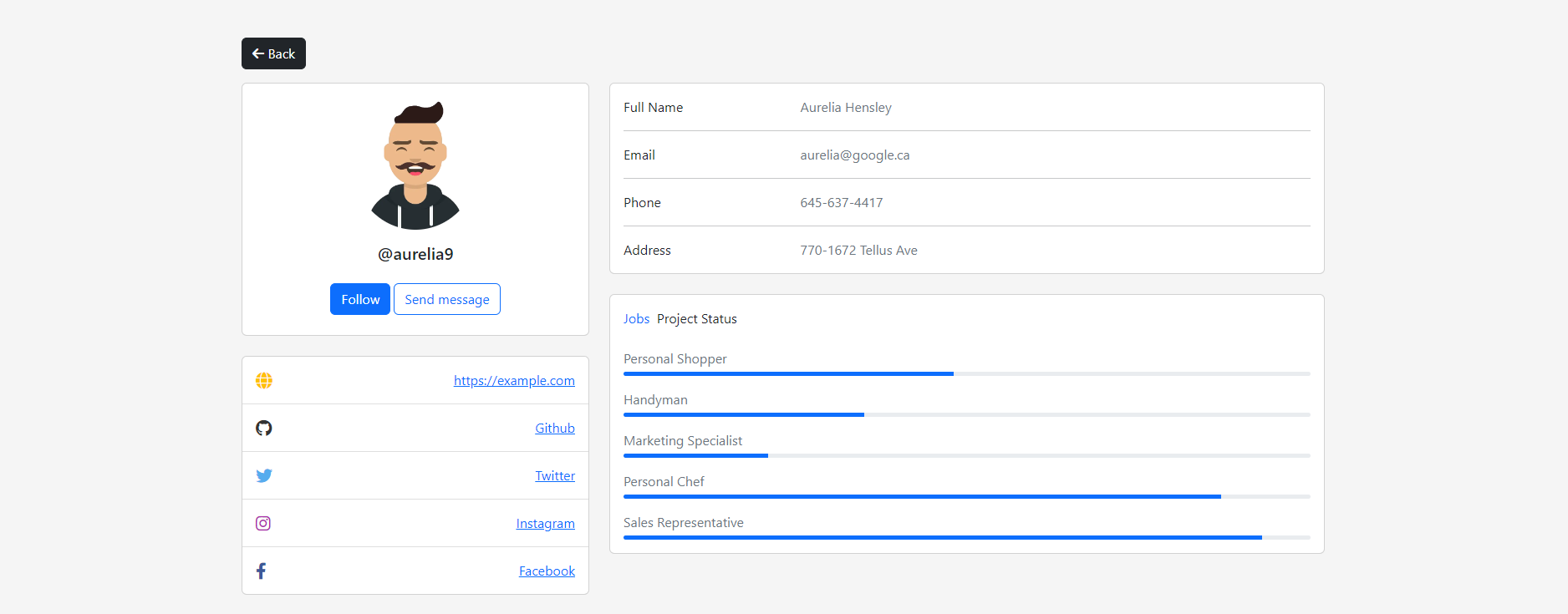 Freelancer Profile