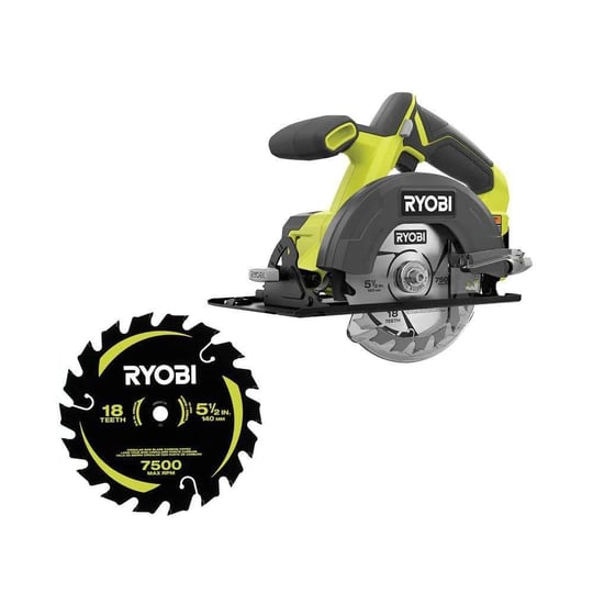 ryobi-one-18v-cordless-5-1-2-in-circular-saw-tool-only-with-5-1-2-in-carbide-circular-saw-blade-1