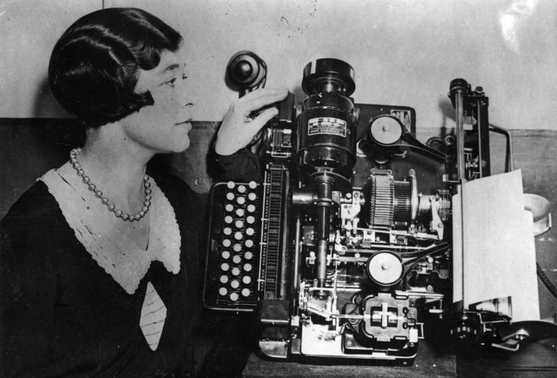 A german telteype machine from 1930