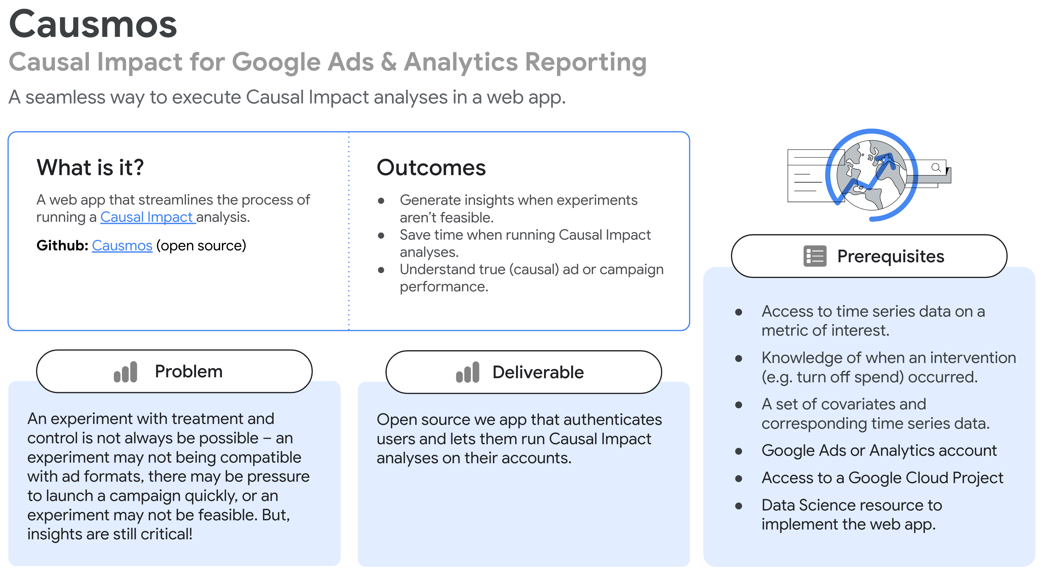 Causmos One Pager