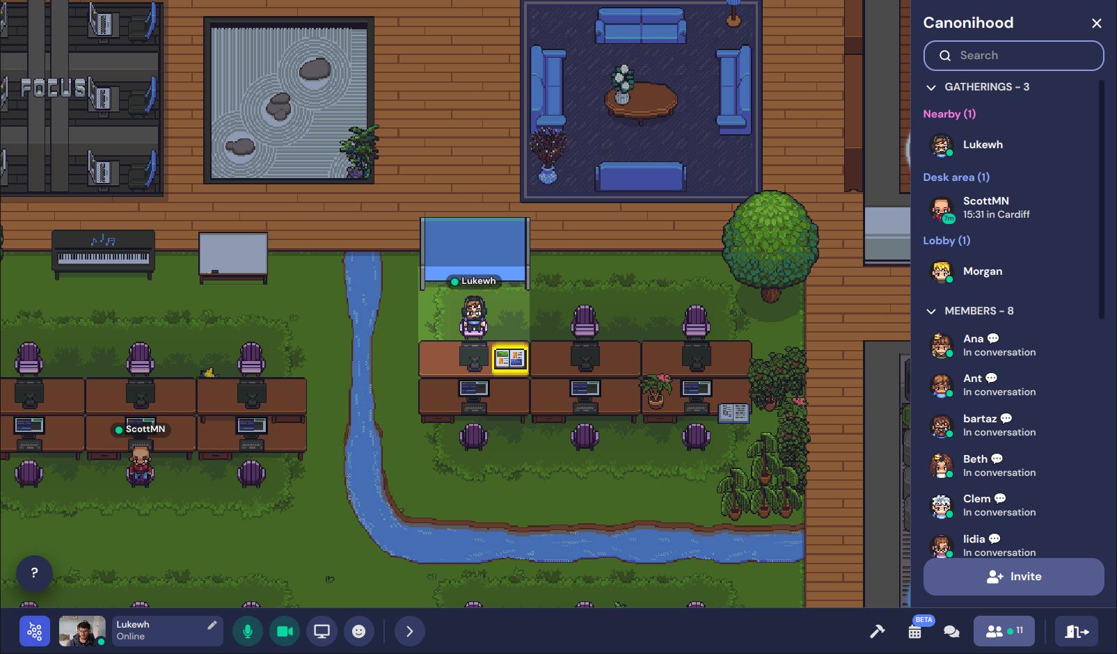 Gather Town screenshot