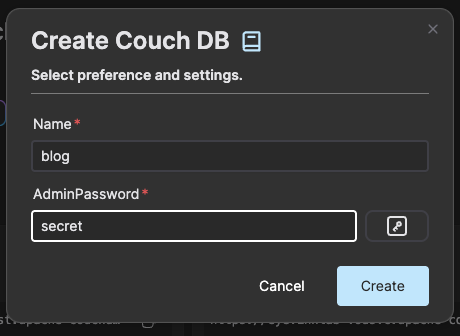 Create CouchDB
