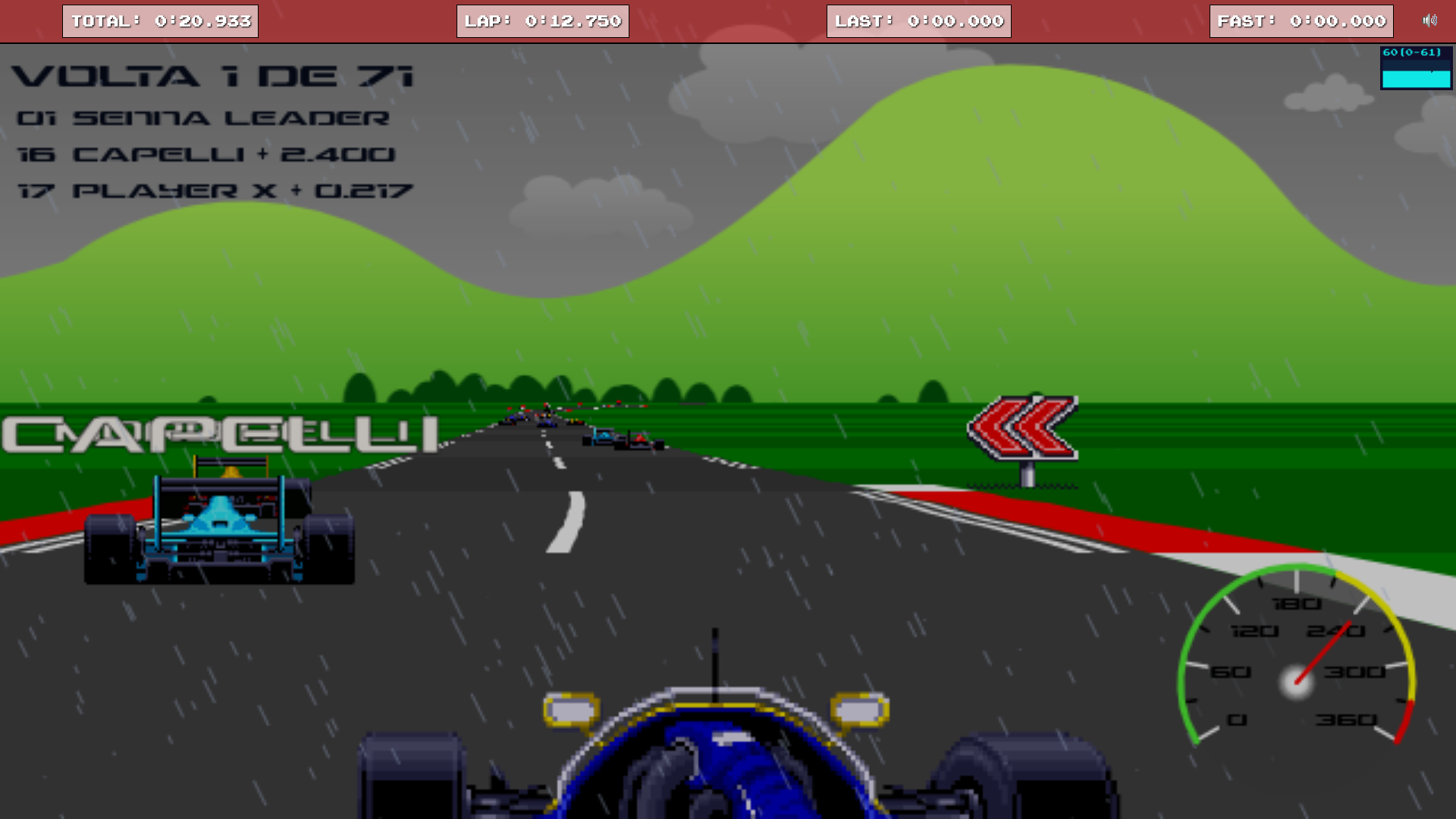 race screen