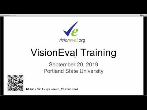 VisionEval Training Overview