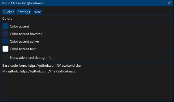 GitHub - TheRealJoelmatic/Matic-Clicker: Minecraft auto-clicker made in ...