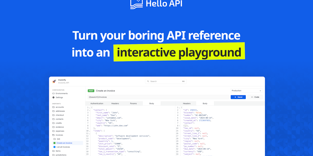 Hello API