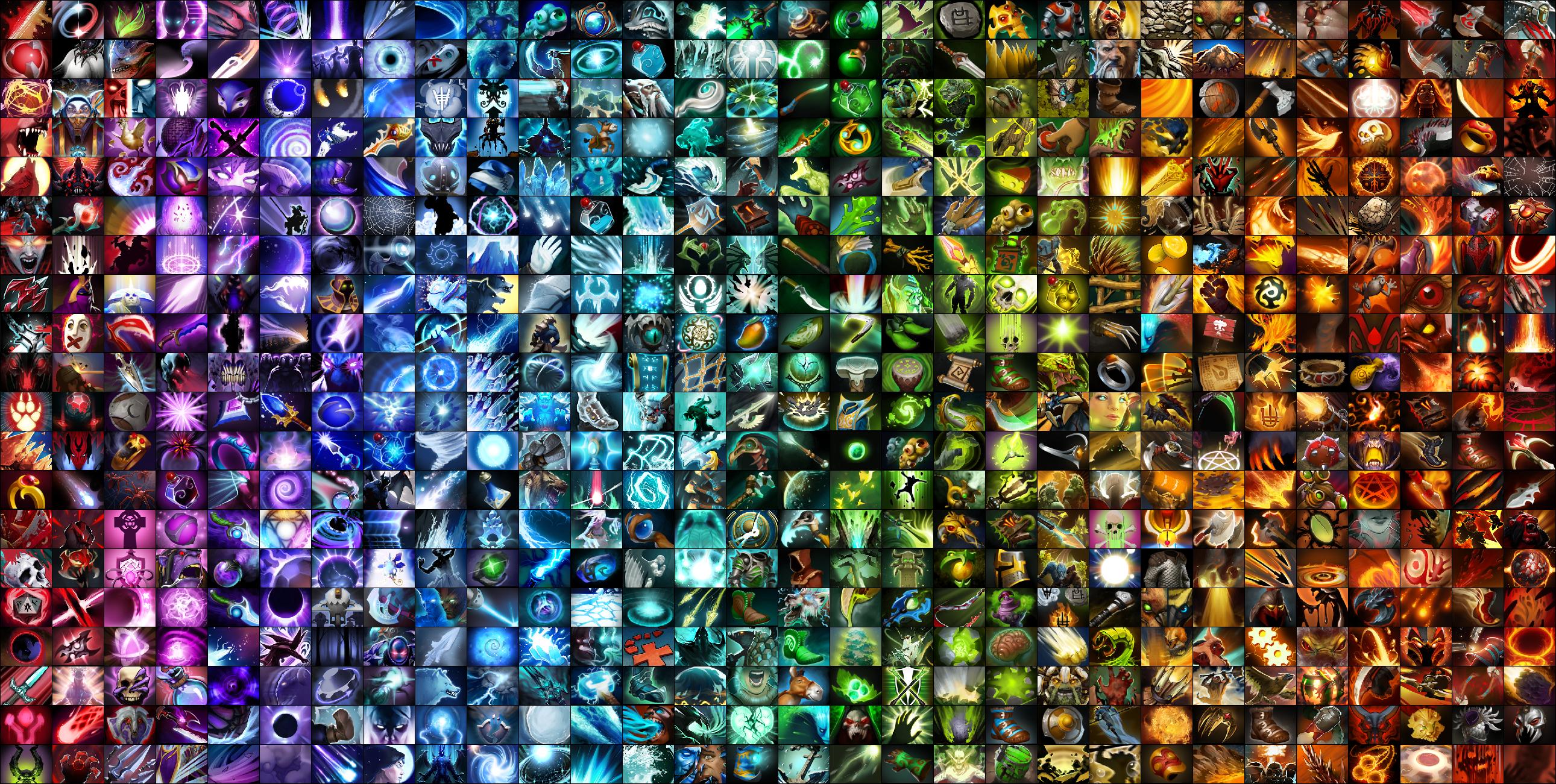 Dota Icon Rainbow Mosaic