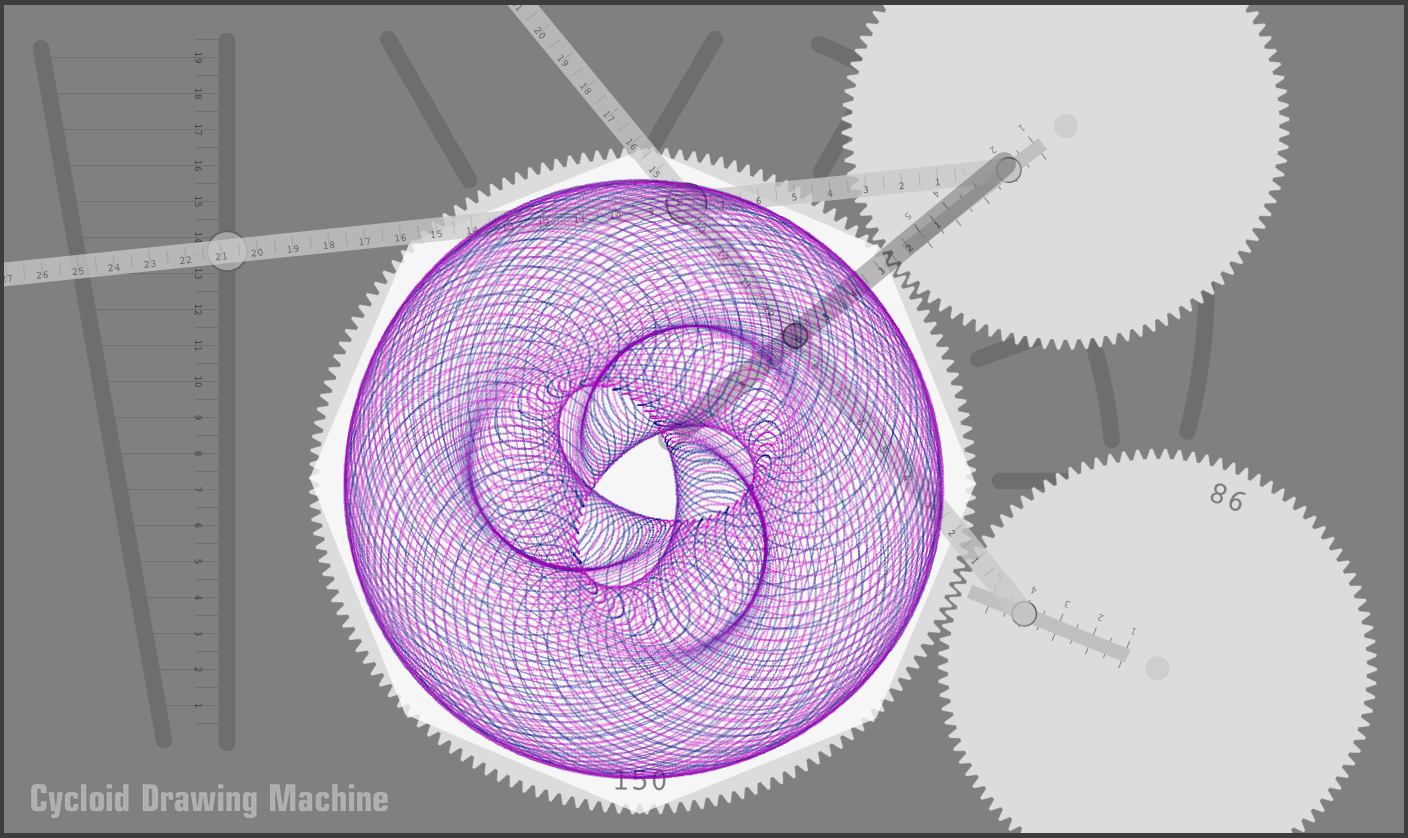 Cycloid Drawing Machine