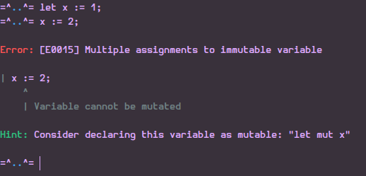 Multiple assignments to immutable variable error