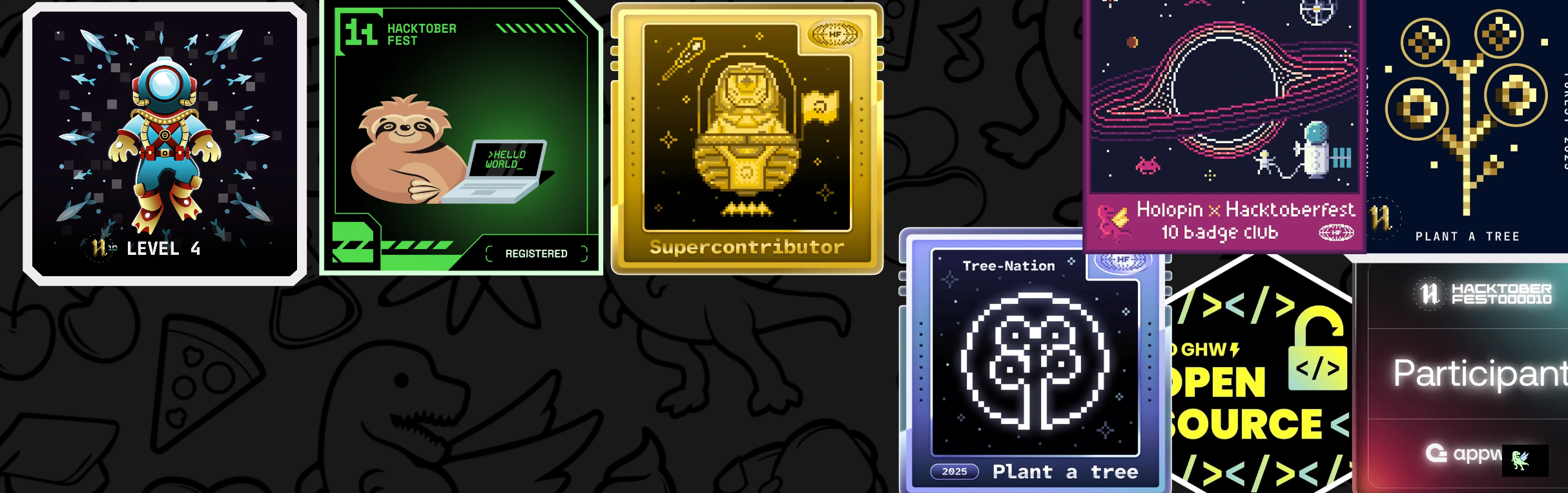 An image of @tf141jeet's Holopin badges, which is a link to view their full Holopin profile