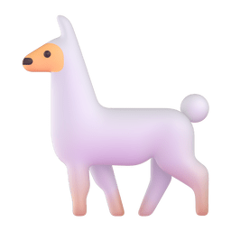 Animated Llama Emoji