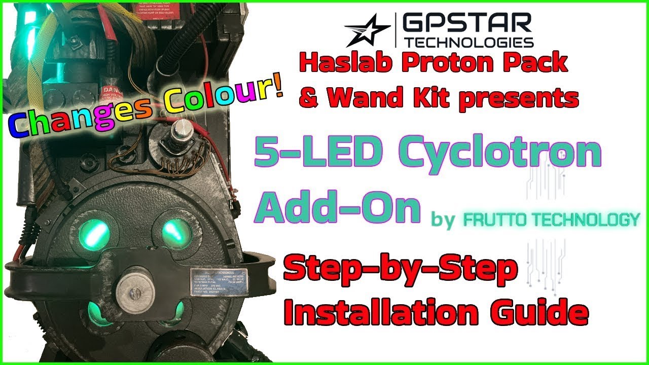 GPStar Proton Pack & Neutrona Wand Cyclotron Lights Installation Video