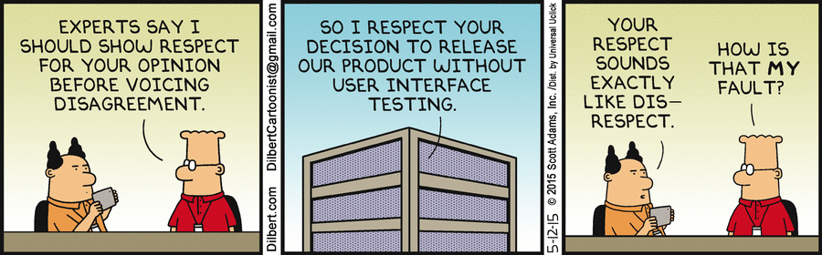 dilbert respect