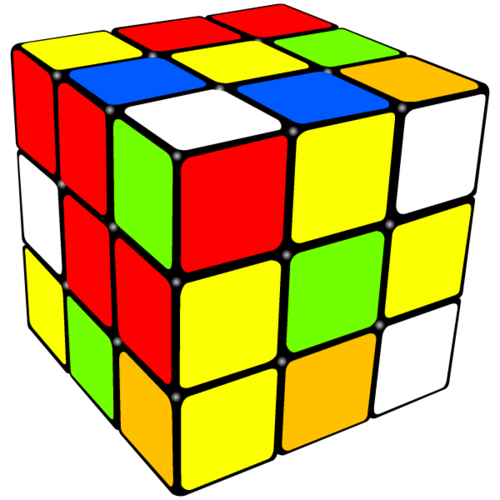 Reassembled Rubik's Cube