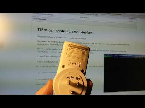 TJBot can control electrical devices