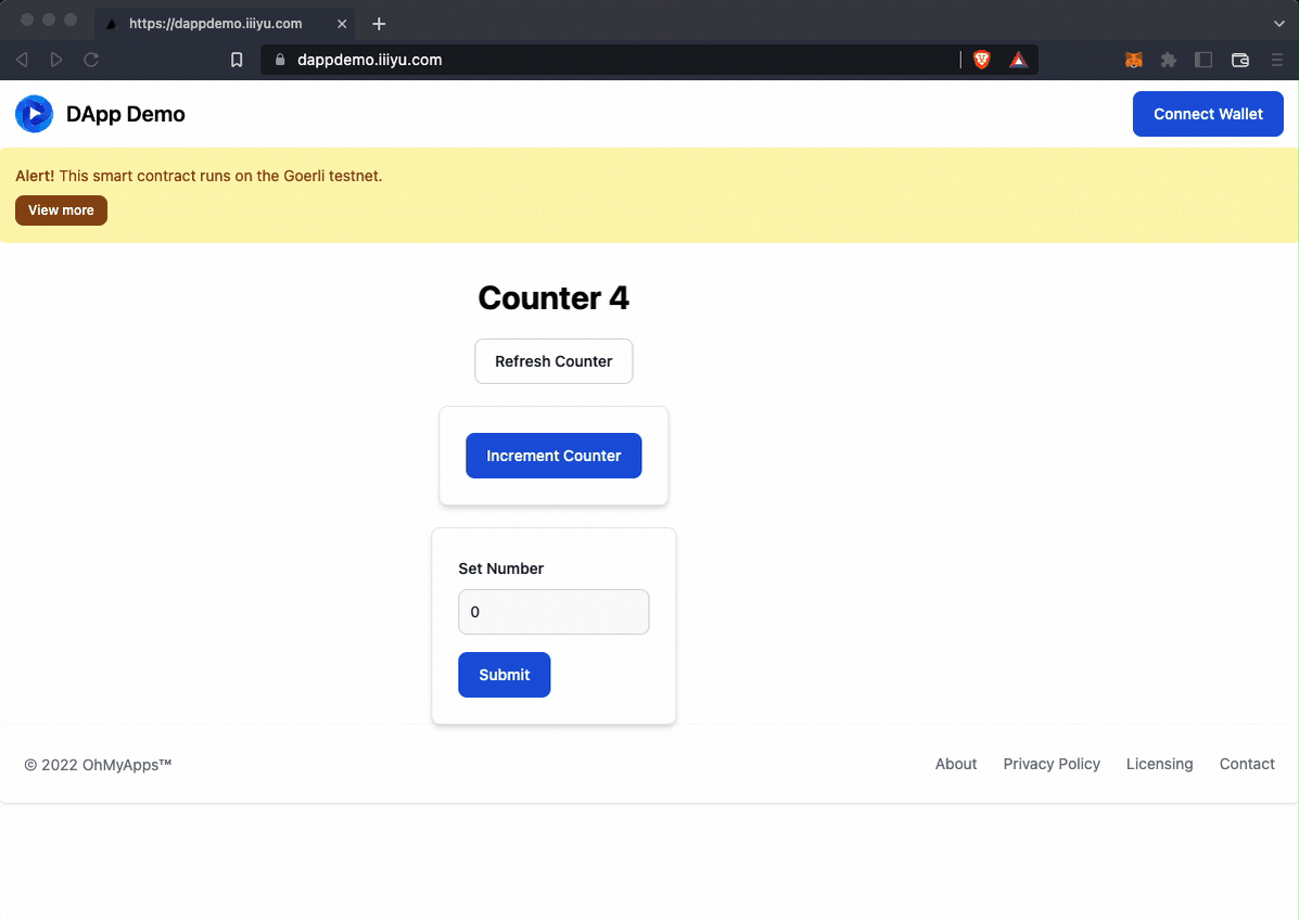 GitHub - iiiyu/DApp-Demo
