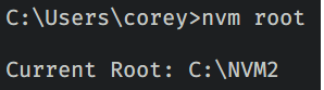 Node Root Directory