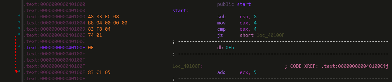 IDA Pro FASM opaque predicate confused analysis fix