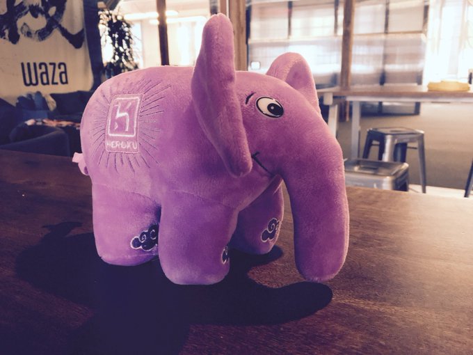 Image of Heroku elePHPant by  David Zuelke‏ (@dzuelke) on Twitter