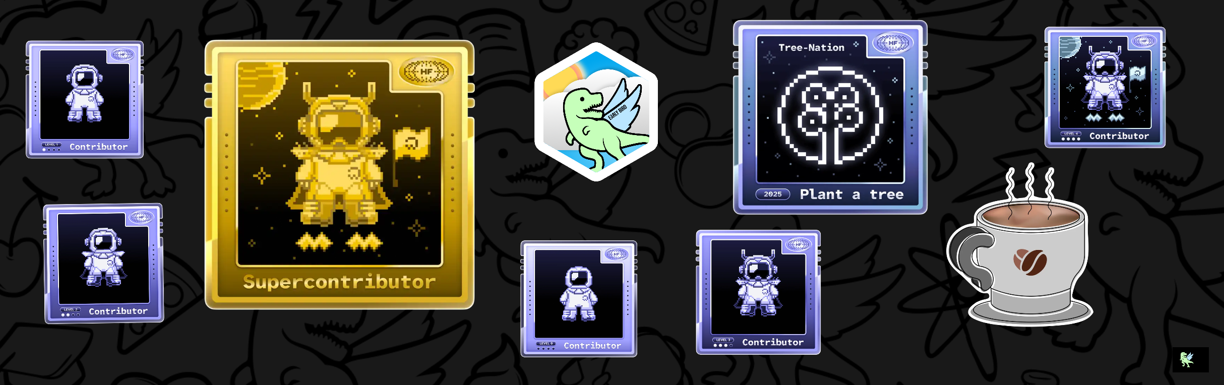 An image of @upayanmazumder's Holopin badges, which is a link to view their full Holopin profile