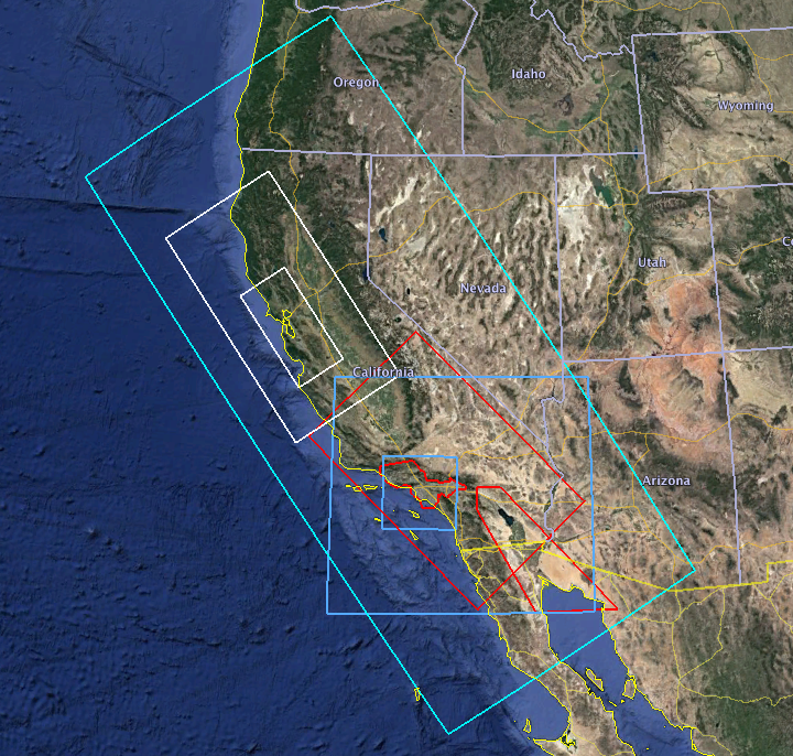 Coverage Regions for registered CVMs.