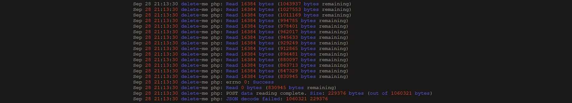 Processing Truncated Requests? A PHP Debugging Deep Dive