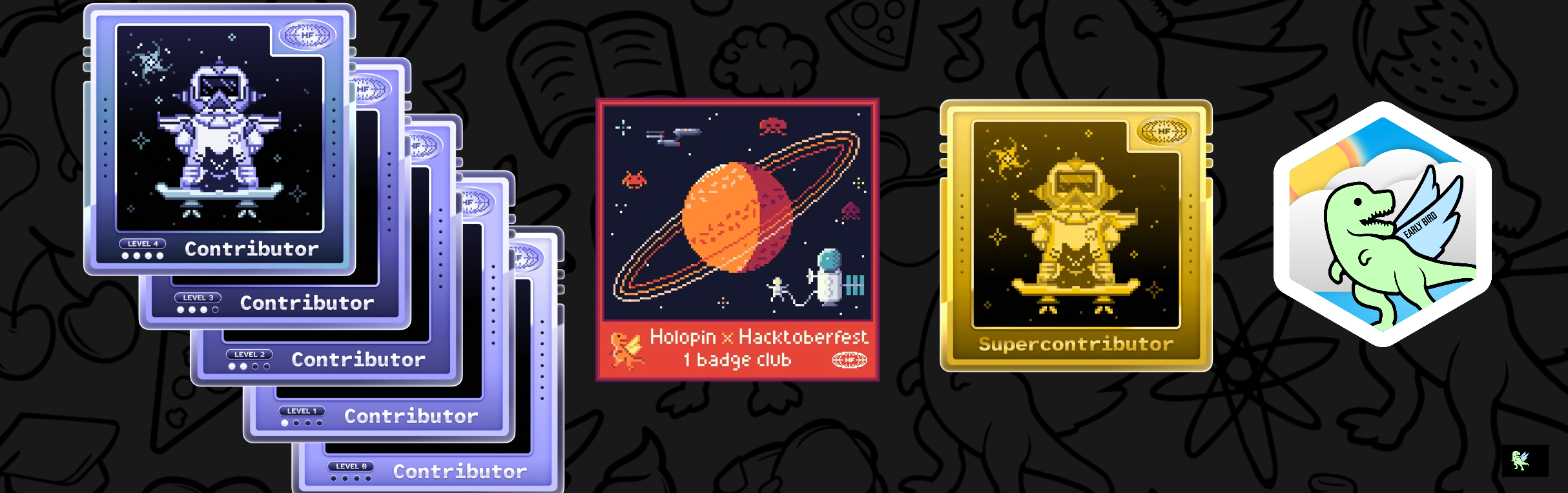 An image of @abnormalpilot's Holopin badges, which is a link to view their full Holopin profile