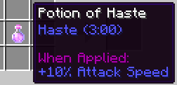 Potion of Haste, Default