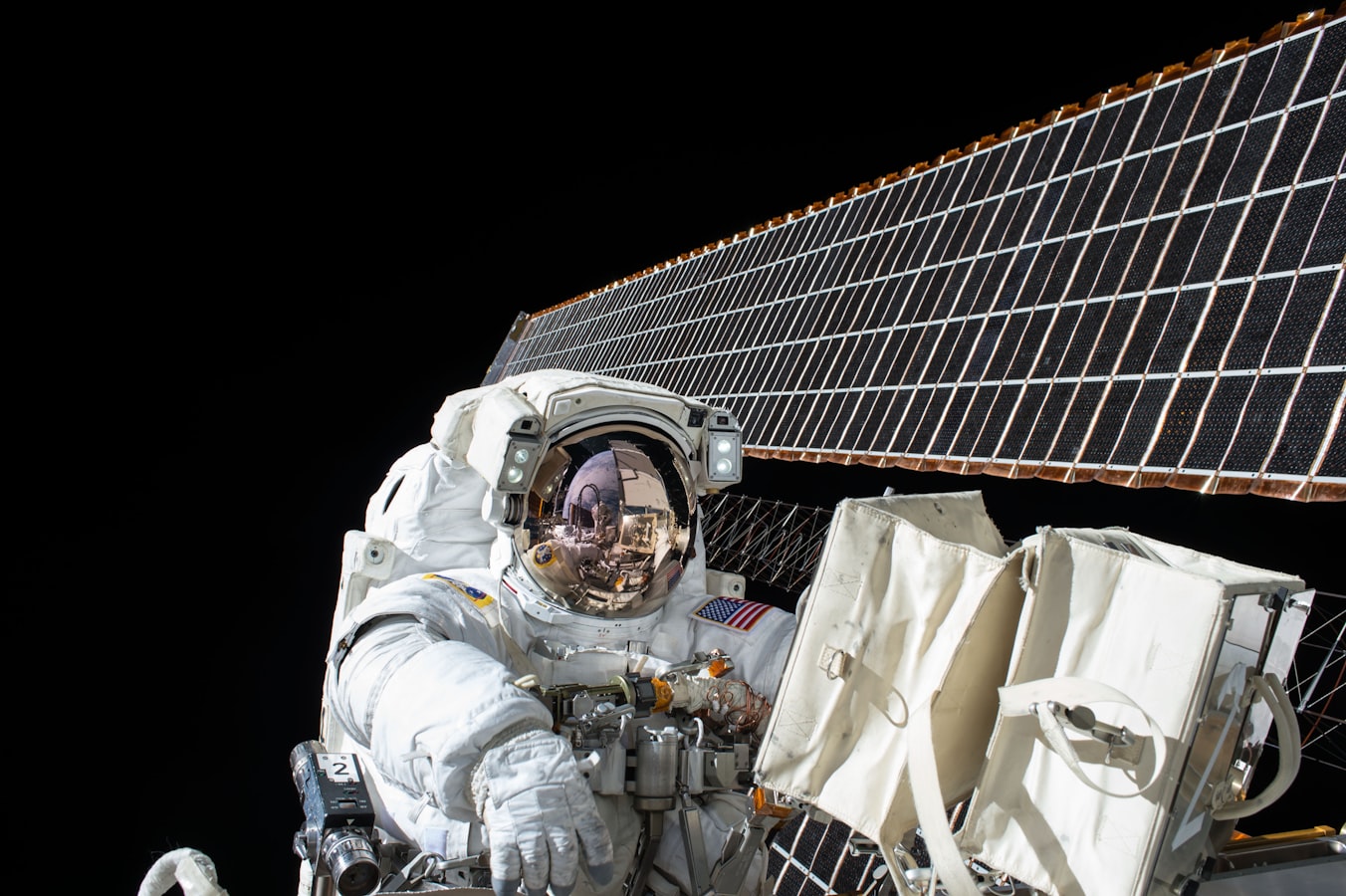 NASA Astronaut at the International Space Station