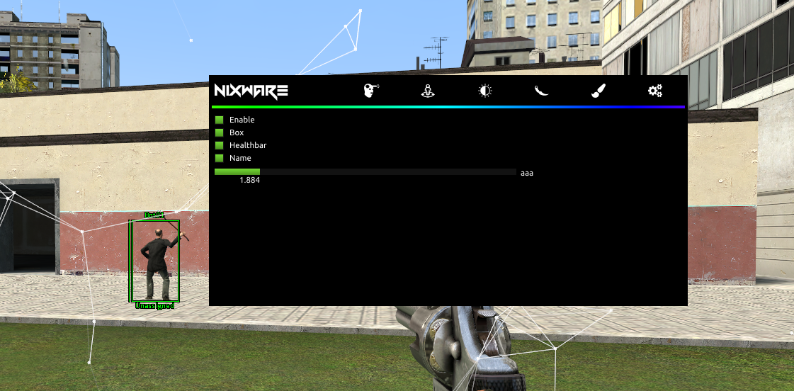 Exec Hack Gmod. Nixware Cheat. Gmod Cheat. IMGUI Hack.