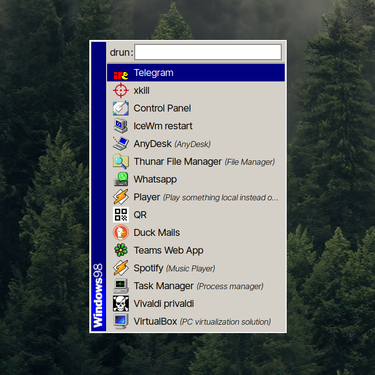 Rofi 98 Theme