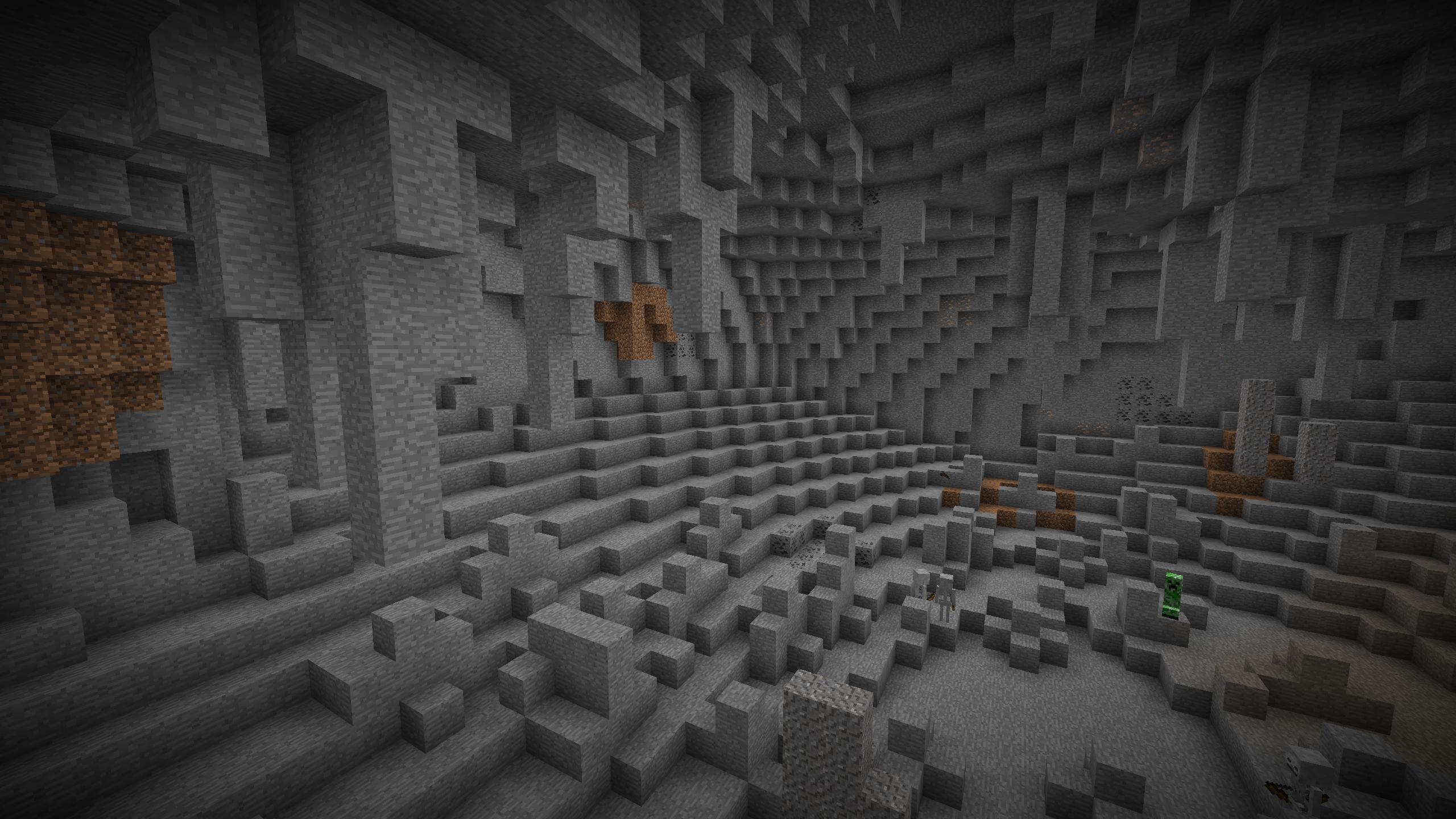 Large stalactites (wide)