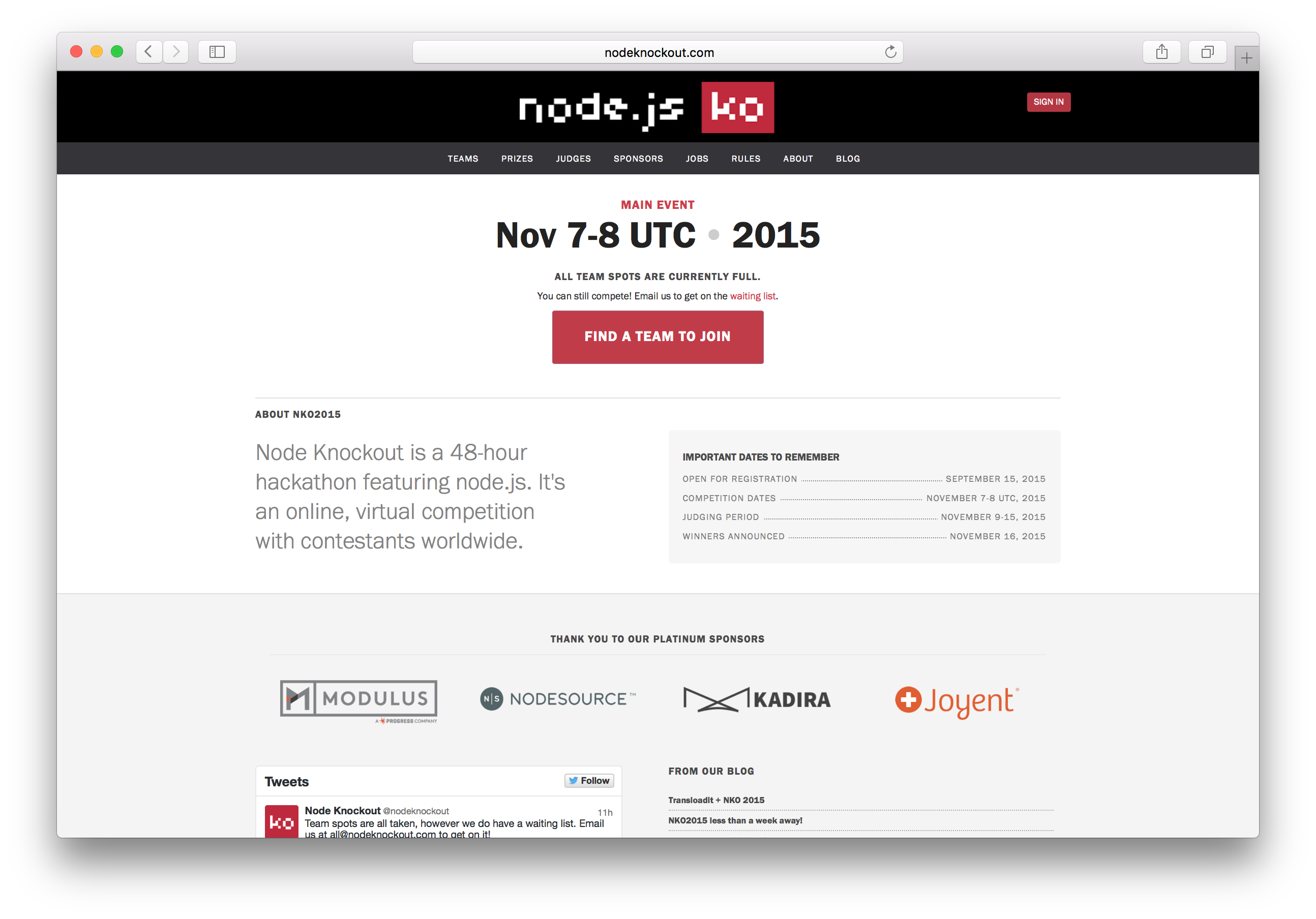 NodeKnockout 2015
