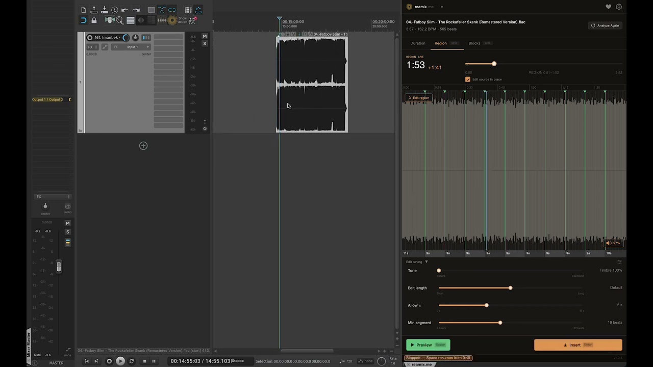 Watch the Region Remix demo on YouTube