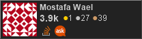 profile for MostafaWael on Stack Exchange, a network of free, community-driven Q&A sites