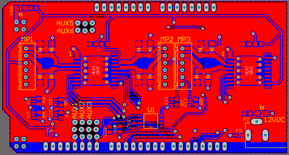 MaslowDue Shield Board Top View