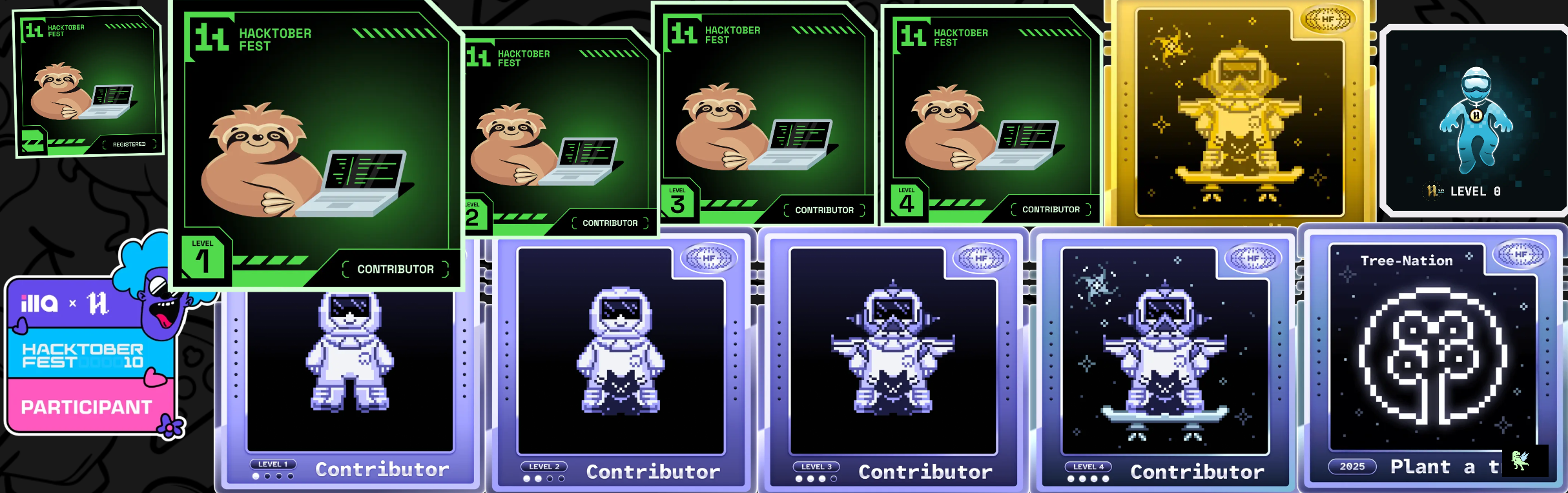 An image of @yogeshkarma's Holopin badges, which is a link to view their full Holopin profile