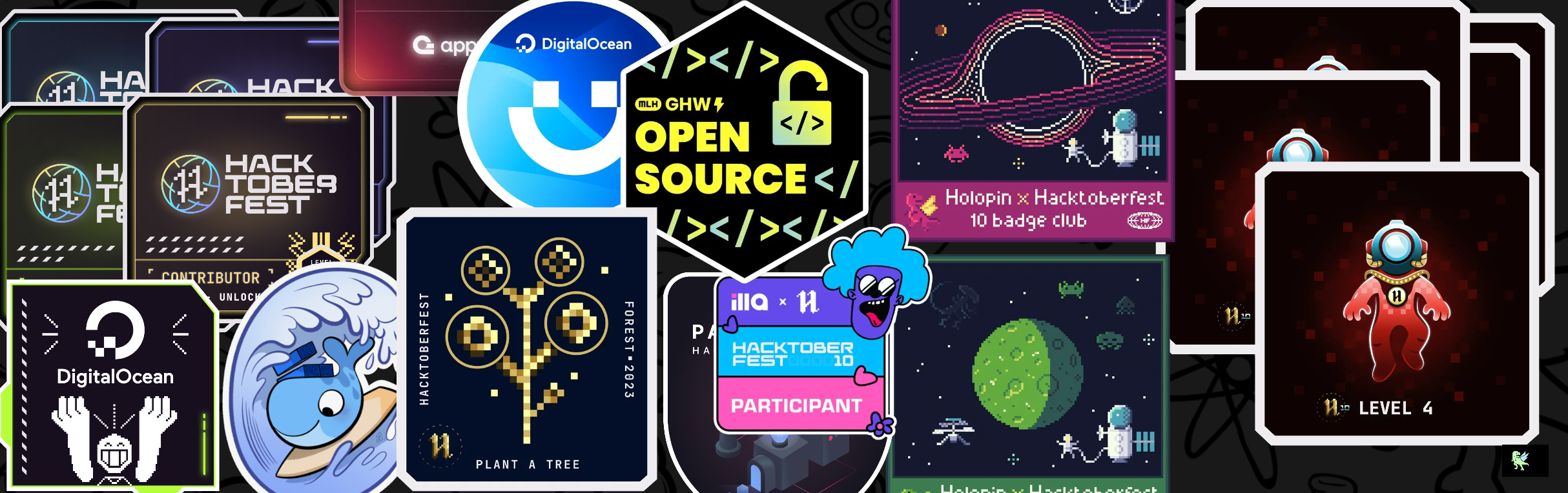 An image of @jatinphogat's Holopin badges, which is a link to view their full Holopin profile