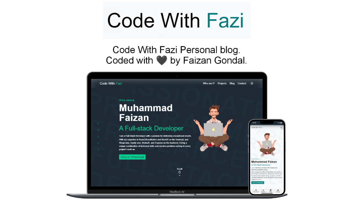 code-with-fazi-portfolio-and-blog